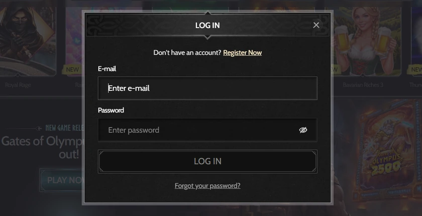 Godz Casino Login